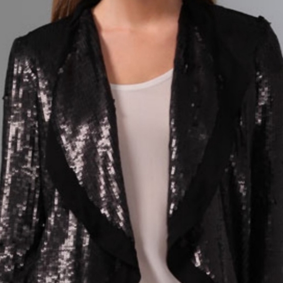 Club Monaco Cora Sequin Blazer Size Small - Picture 3 of 3
